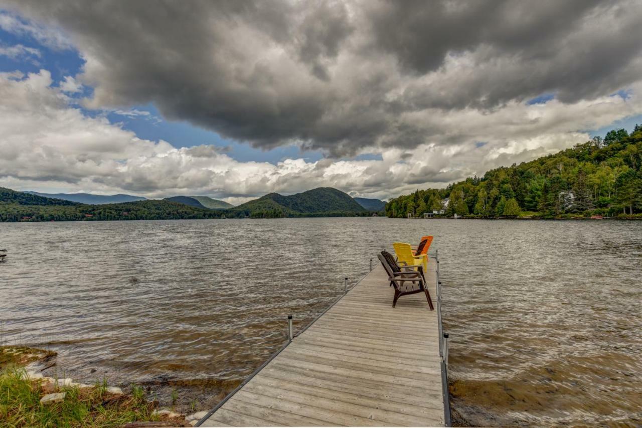 Chic Log Chalet With Hot Tub - Mont-Tremblant North Side By Reserver.Ca Lac-Superieur المظهر الخارجي الصورة